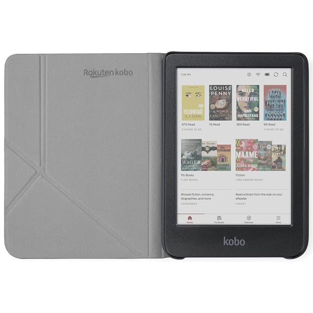 Kobo Clara Colour 6" eReader With Original Kobo Clara Sleep Cover Bundle - Black