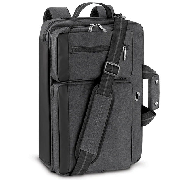 Solo New York Duane Hybrid 15.6" Briefcase Backpack - Grey