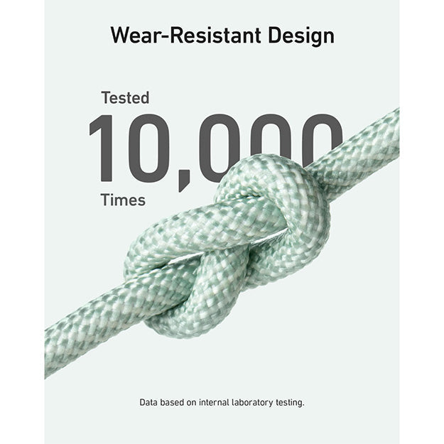 Anker 544 Bio-Based USB C-USB C Cable Fast Charging 140W 0.9M Cable – Green