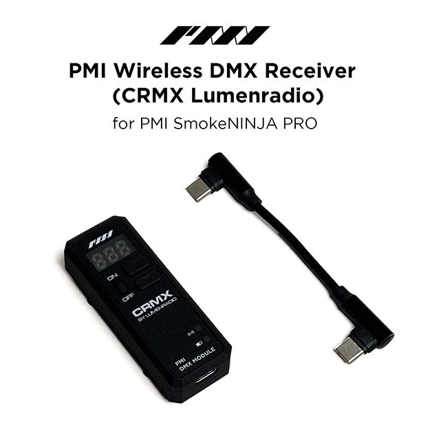 PMI Gear Wireless DMX Receiver (CRMX Lumenradio) - Black