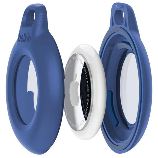 Belkin Waterproof Secure Holder With Key Ring For AirTag - Blue