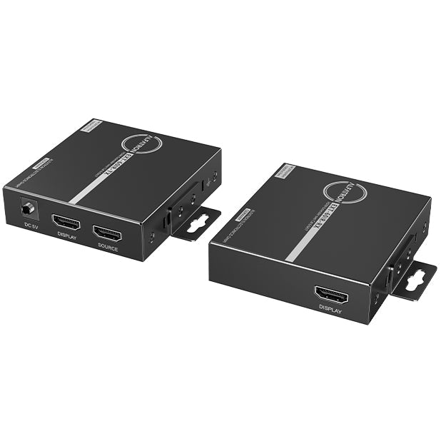 Alfatron EXT60IR 4K30 Point To Point Extender For HDMI And IR Signals - Black