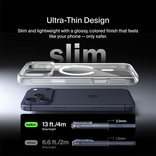Belkin SheerForce Case For iPhone 17 PRO MAX - Transparent