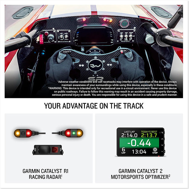 Garmin Catalyst R1 Racing Radar - Black