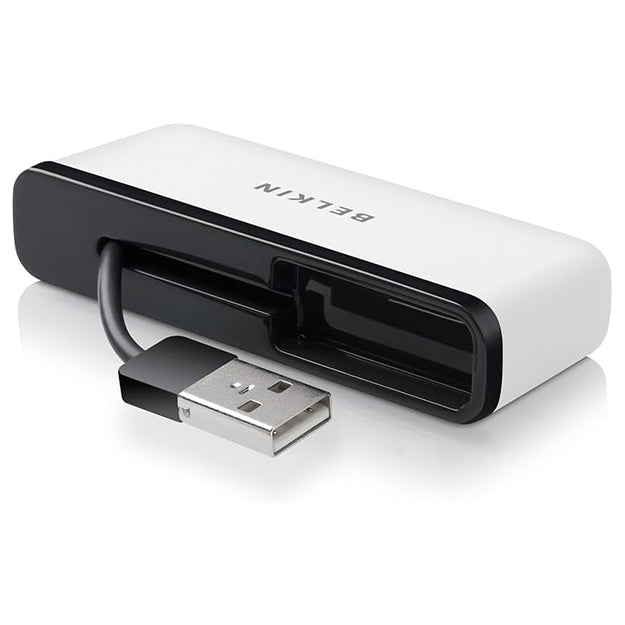 Belkin 4-Port USB 2.0 Travel Hub  - Black / White