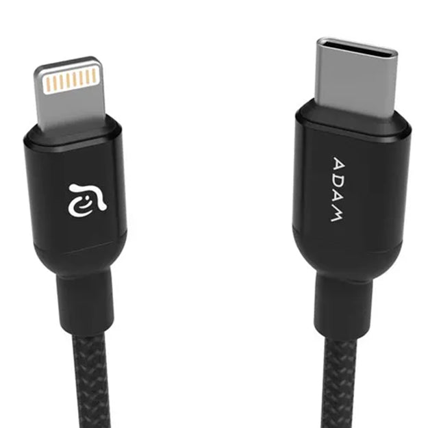 Adam Elements PeAk II C200B 200cm MFi USB-C To Lightning Cable - Black
