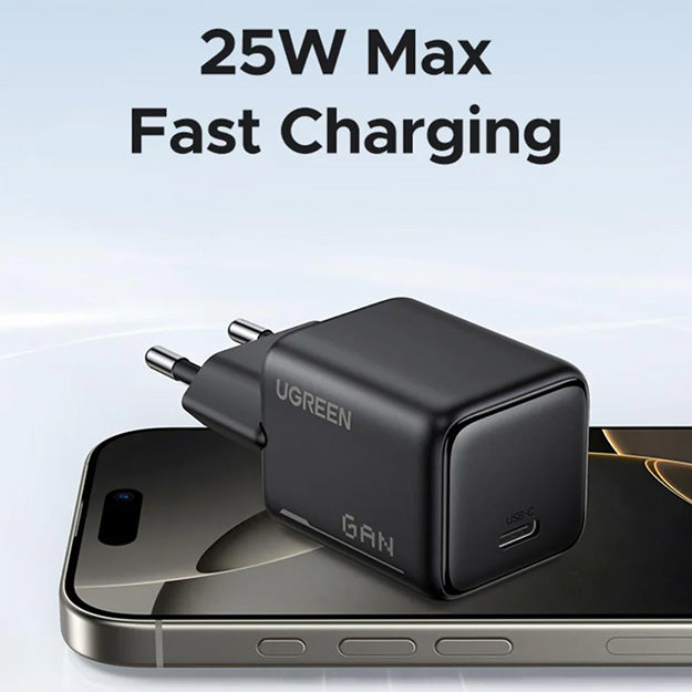 UGreen 1 Port PD Wall Charger 25W - Black