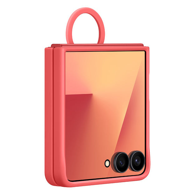 Samsung Silicone Cover With Ring For Samsung Galaxy Z Flip7