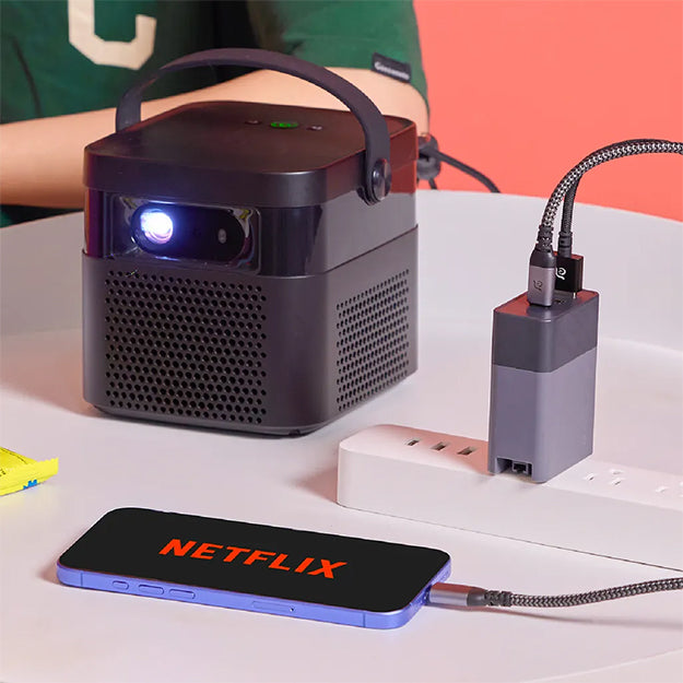 Adam Elements GaN Hub 65W GaN Charger With HDMI Display - Black