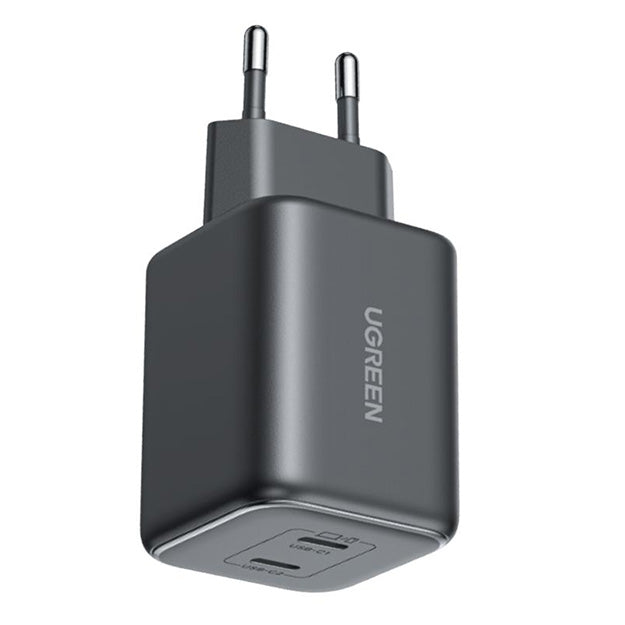 UGreen Nexode 100W USB-C GaN 4 Port Charger + UGreen 45W USB-C 2 Port GAN PD Wall Charger Bundle - Black