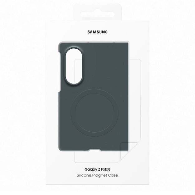 Samsung Silicone Magnet Case For Galaxy Z Fold8 - Black