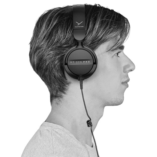 Beyerdynamic DT 275 PRO Compact On-Ear Monitoring Wired Headphones - Black
