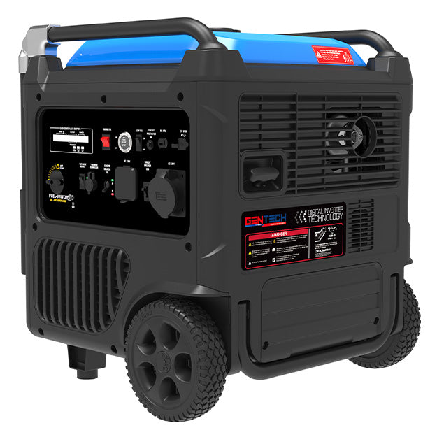 Gentech 9000 Watt Pure Sine Wave Inverter Generator (GP9000IS) - Black/Blue