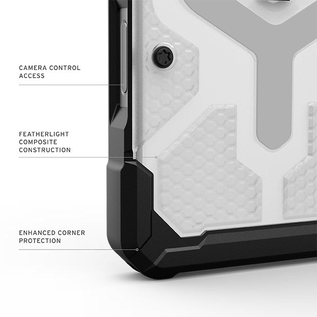 UAG Pathfinder Clear Magnetic For Apple iPhone 18 PRO MAX / 17 PRO MAX - Ice/Silver