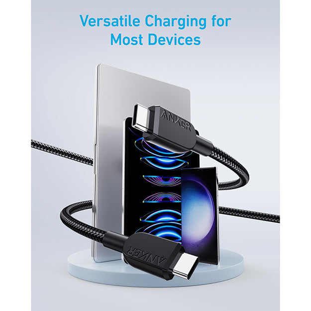 Anker 310 USB-C To USB-C Cable 60W 0.9M Cable – Black