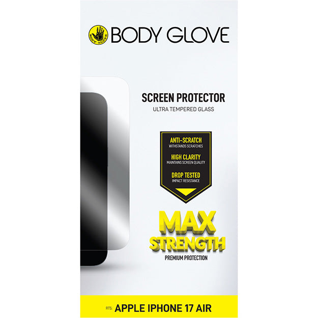 Body Glove Ultra Tempered Glass Screen Protector For Apple iPhone AIR – Clear