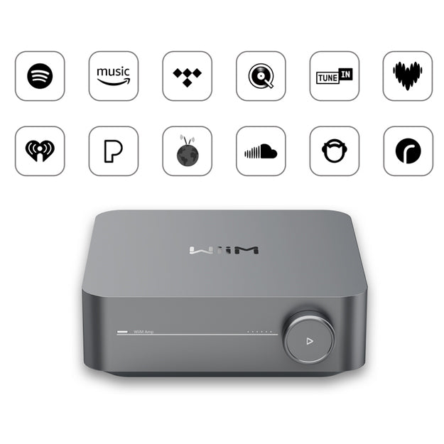 WiiM Amp (Multiroom Streaming Amplifier) - Space Grey (Unboxed Deal)