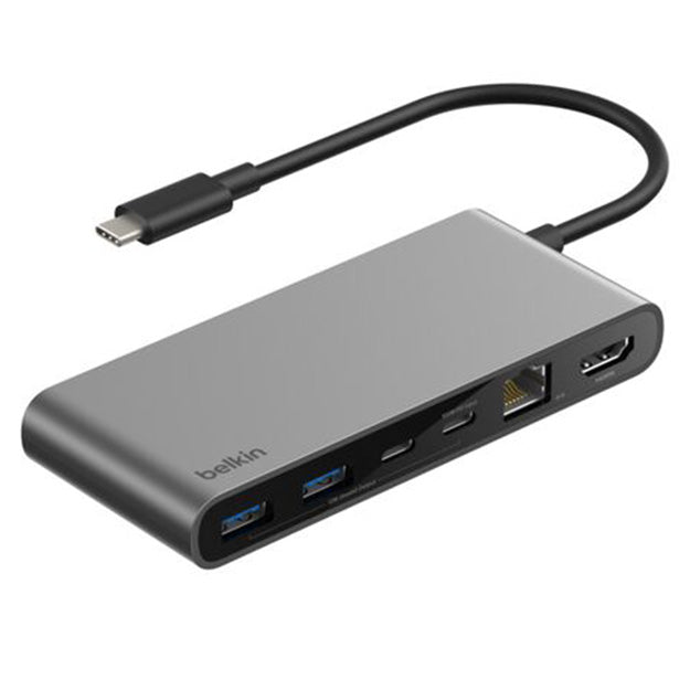 Belkin Connect 8-Port 100W USB-C Hub With 2.5Gb Ethernet - Black