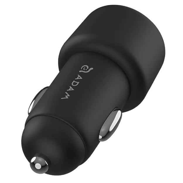 Adam Elements OMNIA C40 40W Fast Dual USB-C Car Charger - Black