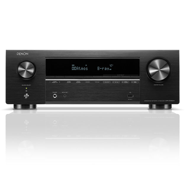Denon AVR-X1800H - 7.2 Channel Network AV Receiver - Black