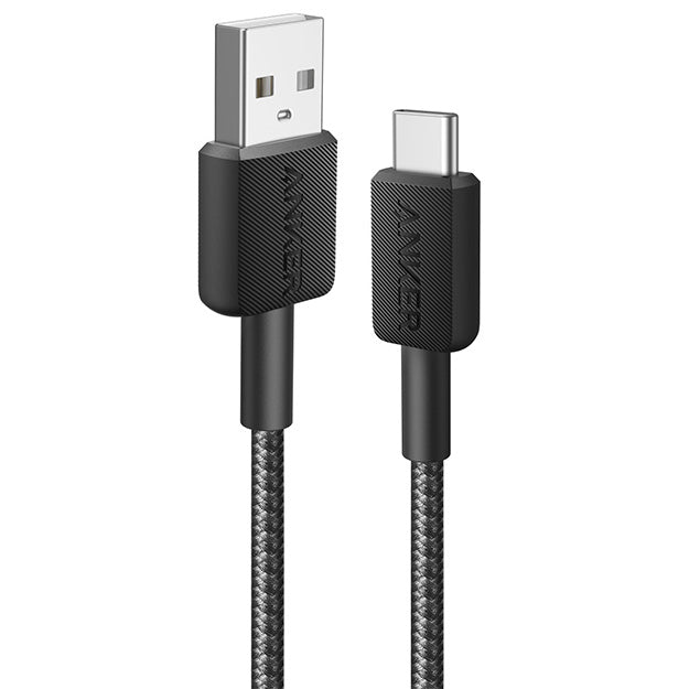 Anker 322 PowerLine USB-A To USB-C 0.9M Cable – Black