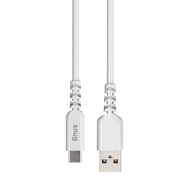 Snug USB-C To USB-A Charing And Data Transfer 1.2m Cable - White