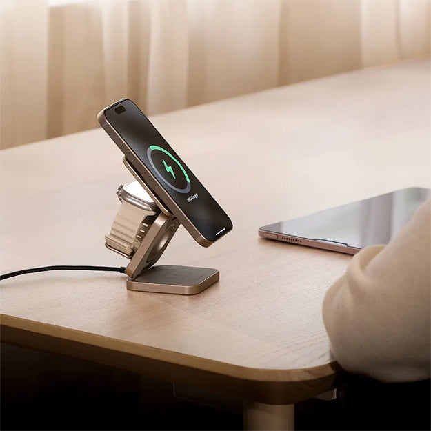 Adam Elements Mag 3 Pro Qi2 3-In-1 Foldable Charging Station