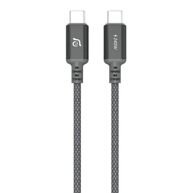 Adam Elements CASA P200 Type-C Male To Male 240W Cable 2m Grey