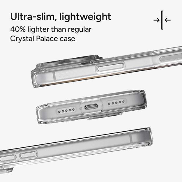 Zagg Crystal Palace Lite Snap MagSafe Case For Apple iPhone 18 PRO MAX / 17 PRO MAX - Clear