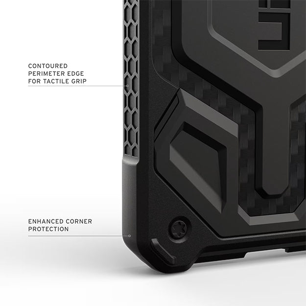 UAG Monarch Pro Rugged Case For Samsung Galaxy S26 - Carbon Fiber
