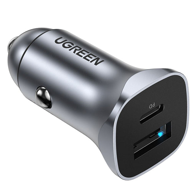 UGreen PD/USB Fast Car Charger - Grey