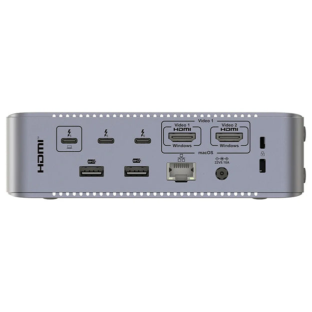 LMP ThunderDock Thunderbolt 5 8K 14 Port Dock - Space Grey
