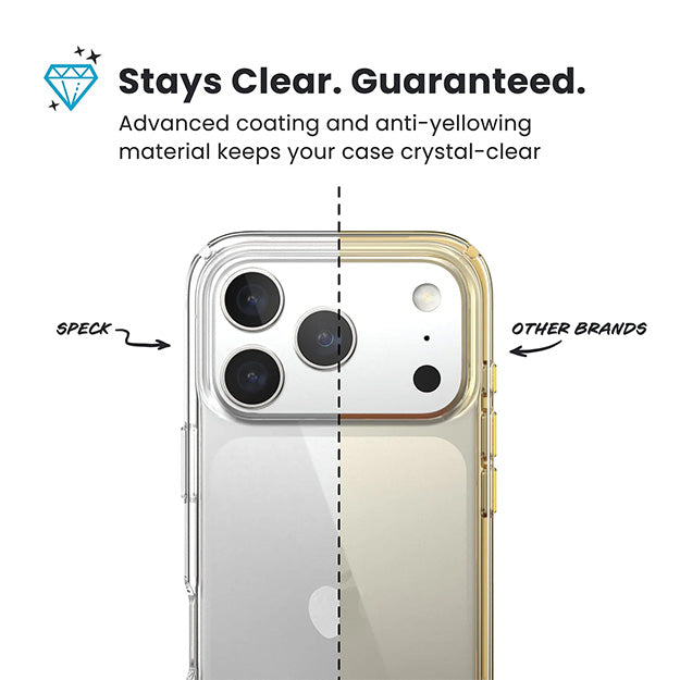 Speck Presidio Perfect-Clear Case For iPhone 17 PRO - Clear