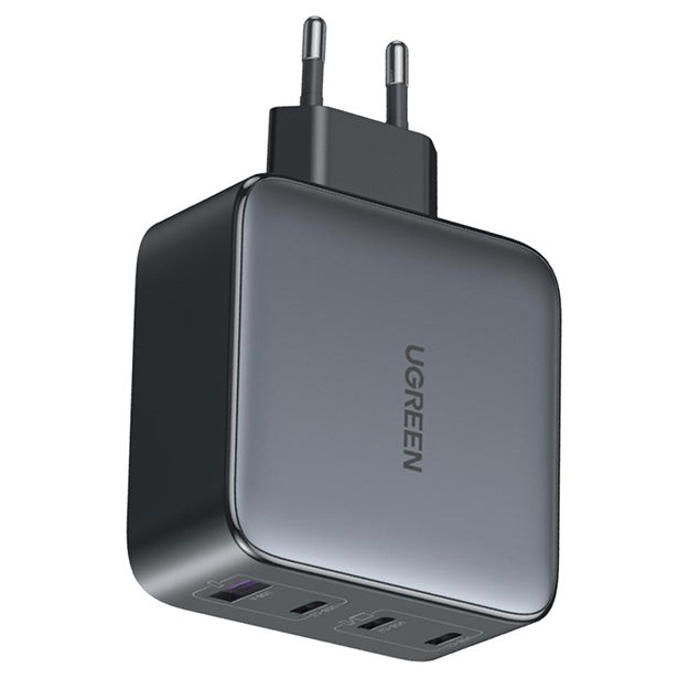 UGreen Nexode 100W USB-C GaN 4 Port Charger + UGreen 45W USB-C 2 Port GAN PD Wall Charger Bundle - Black