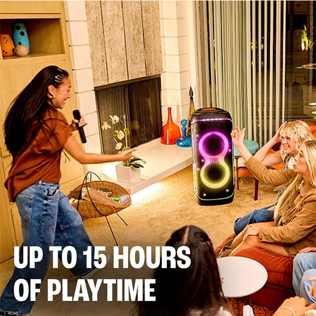 JBL PartyBox 720 Bluetooth Party Speaker With 2 JBL Wireless Microphones - Black