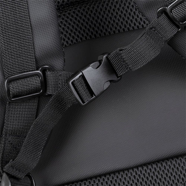 Rivacase 8465 Tegel Coated ECO Travel Business Backpack For Laptops Up To 17.3” - Black