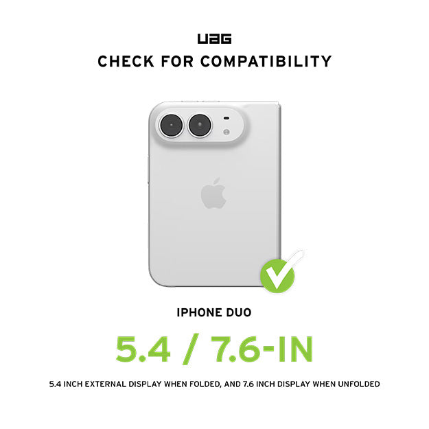 UAG Mouve MagSafe Case For Apple iPhone DUO - Ice