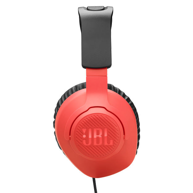 JBL Quantum 100N Wired Over-Ear Gaming Headset With Detachable Mic - Red/Blue