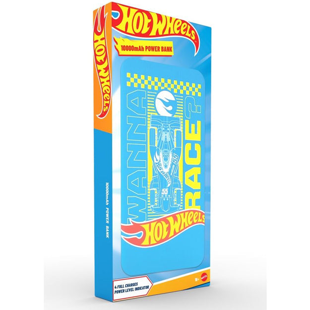 Mattel 10 000mAh PD Powerbank - Hot Wheels Range