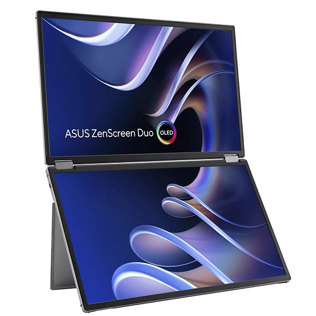 Asus ZenScreen Duo OLED MQ149CD 14" 360° Foldable Portable Monitor Dual - Silver