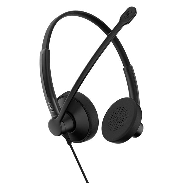 EPOS Impact 100 MS Stereo USB-C+A On-Ear Headset - Black