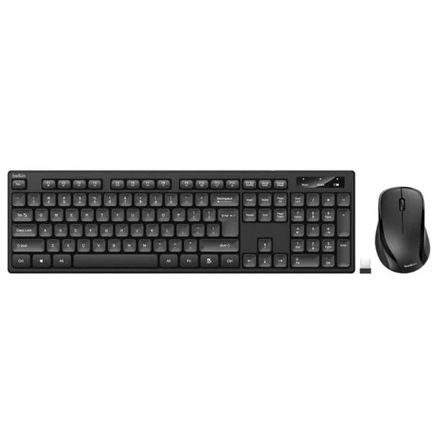 Belkin Connect Wireless Keyboard And Mouse Combo - Black
