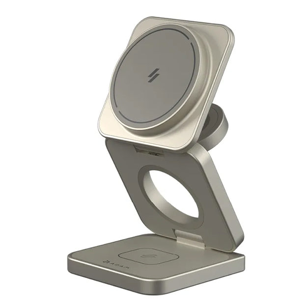 Adam Elements Mag 3 Ultra Qi2 3-in-1 Foldable Charging Station