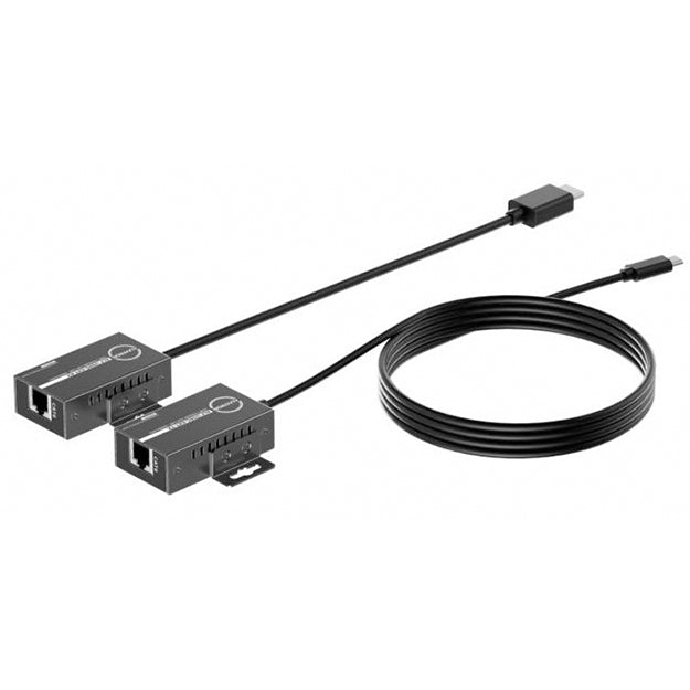 Alfatron USBC-EXT USB-C To HDMI Extender Over 60m - Black