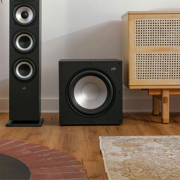 Polka Monitor XT12 High-Performance 12" Subwoofer - Black
