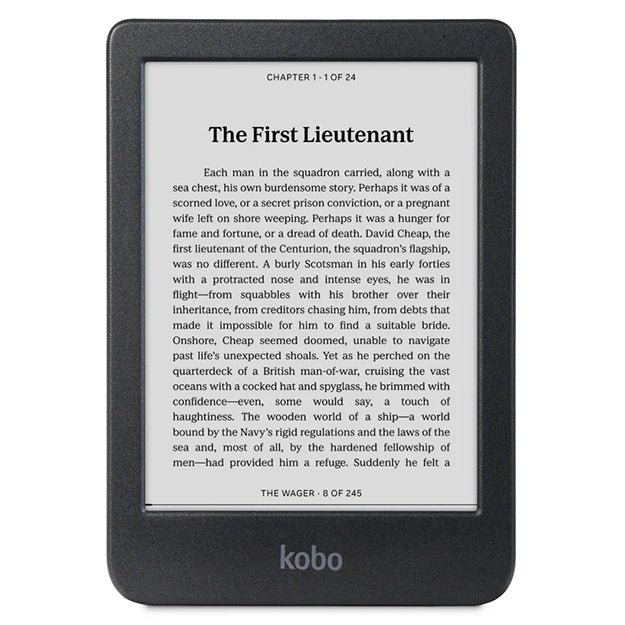 Kobo Clara BW 6” E Ink Carta 1300 HD Touchscreen eReader - Black