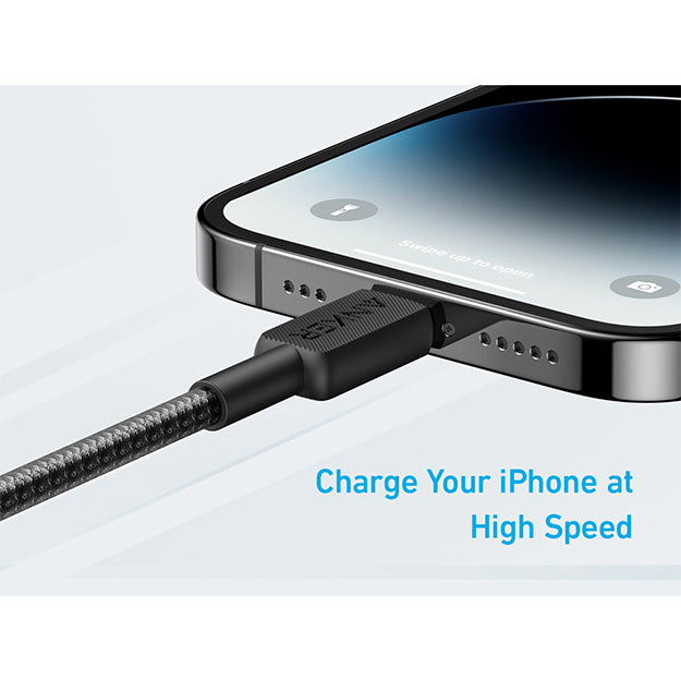 Anker 322 PowerLine USB-C To MFI 1.8M 60W Cable – Black