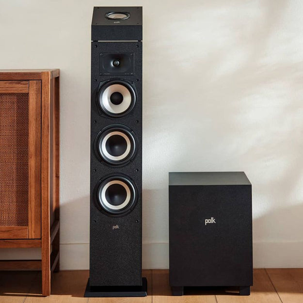 Polk Monitor XT10 Powered High-Performance 10" Subwoofer - Black