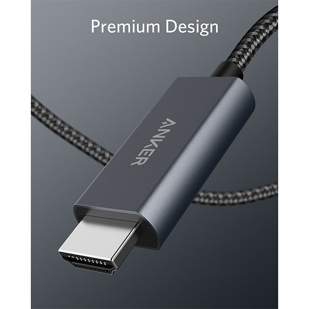 Anker 311 USB-C To HDMI 4K Nylon Cable 1.8M – Black