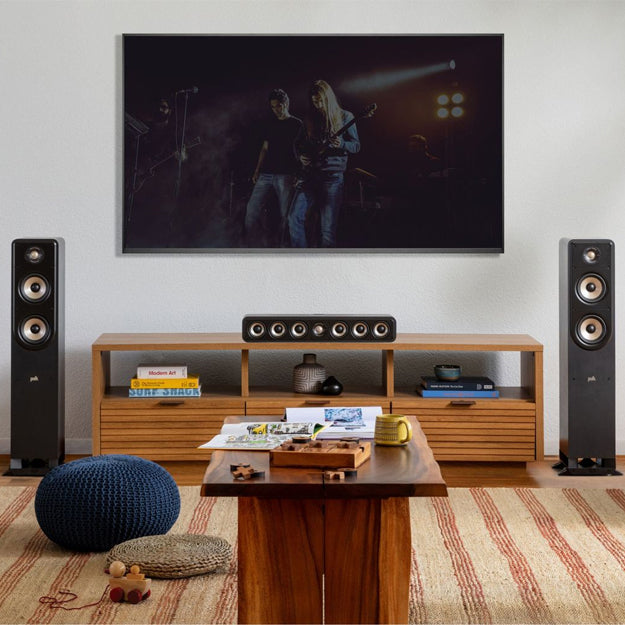 Polk Signature Elite ES50 Floor-Standing Tower Speakers (Pair) - Black